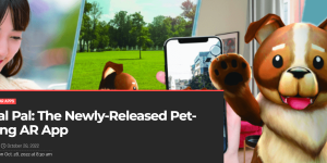 Animal Pal： 一款最新发布的遛宠物AR应用程序