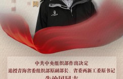 中央组织部决定追授朱治国同志“全国优秀组织工作干部”称号