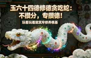 玉六十四德修德贪吃蛇宣传图