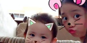 孙莉分享二女儿黄少艾最新照片，哥特风十足，侧脸像极了爸爸黄磊