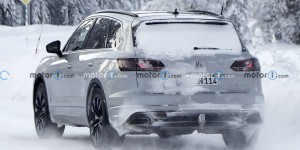 2023年内亮相 全新大众途锐插电式混动版本最新谍照