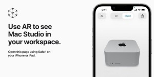 辅助营销，基于AR模式查看Mac Studio