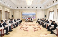 马兴瑞艾尔肯·吐尼亚孜会见伊朗确定国家利益委员会考察团