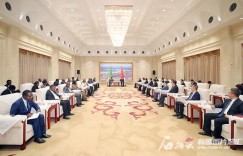 马兴瑞艾尔肯·吐尼亚孜会见赞比亚总统希奇莱马