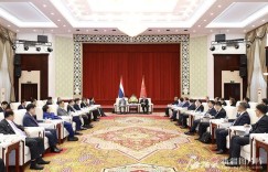 马兴瑞艾尔肯·吐尼亚孜会见泰国国会主席兼下议院议长万诺