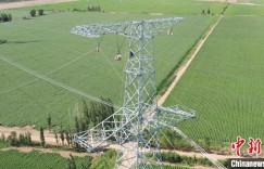 新疆凤凰—亚中Ⅱ回750千伏输电线路工程全线贯通