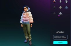 Ready Player Me推出生成式AI功能，可通过文本驱动生成对应的服装道具